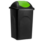 Dustbin sort/grøn plast 60L