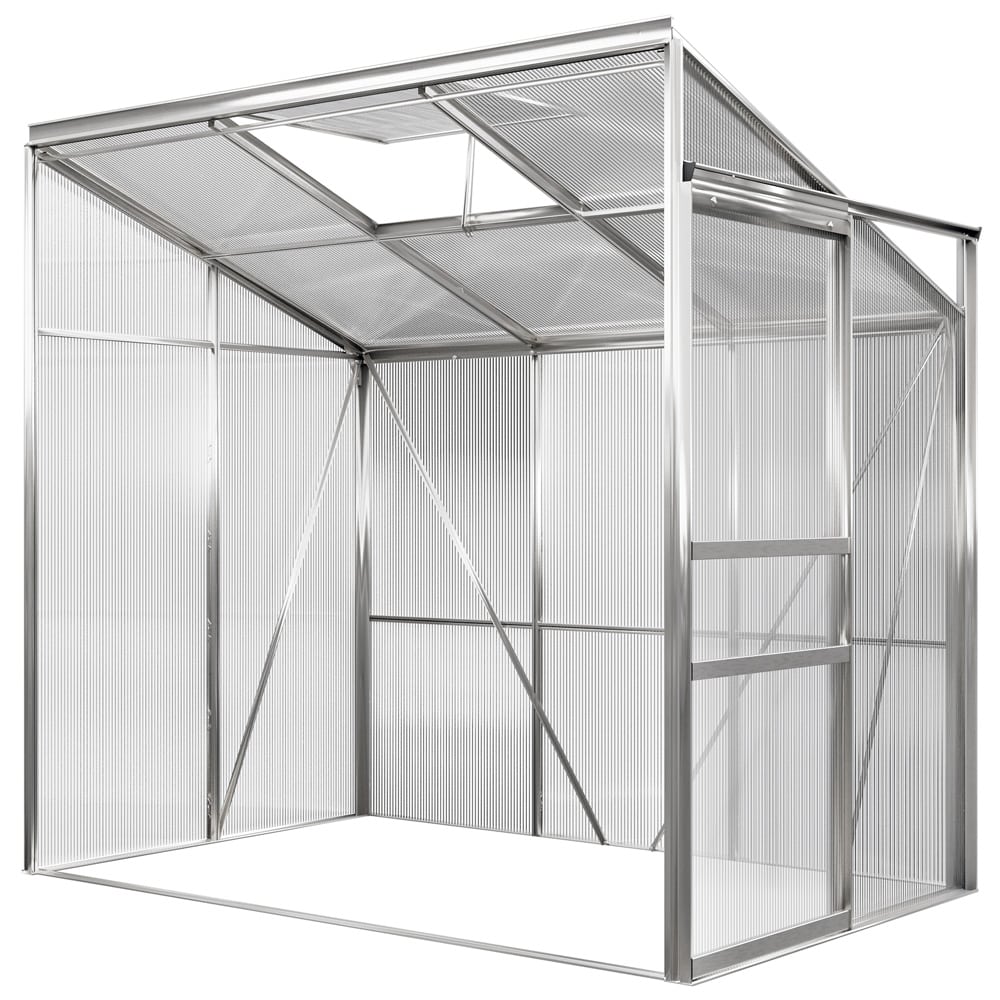 Lean-to Greenhouse Polycarbonate 6x4ft