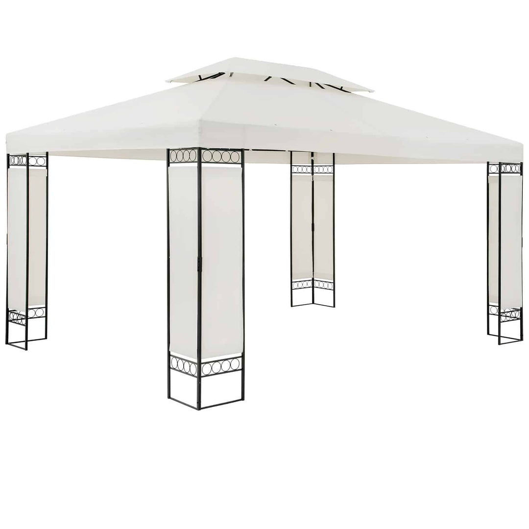 Metal Gazebo Elda Cream 3x4m