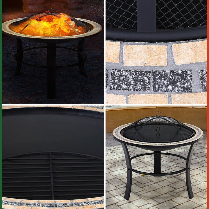 Fire Pit Fuego Mosaic Round 82 cm