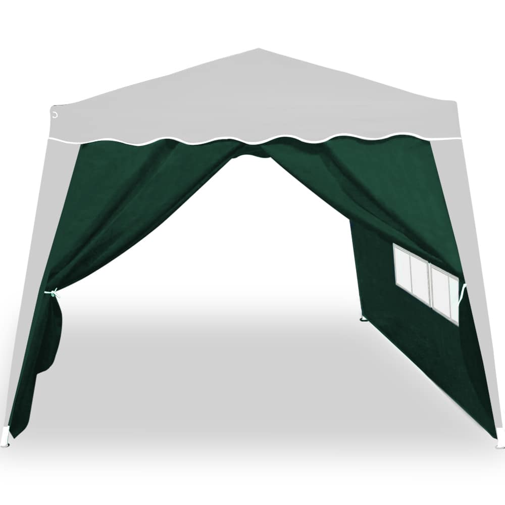 Gazebo sidepanel Capri 2pcs grøn 3x3m