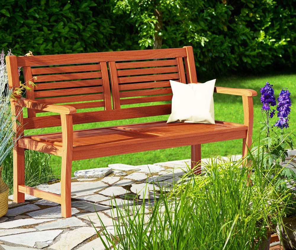 Garden Bench Eucalyptus Wood 120x60x90cm FSC®-certificeret