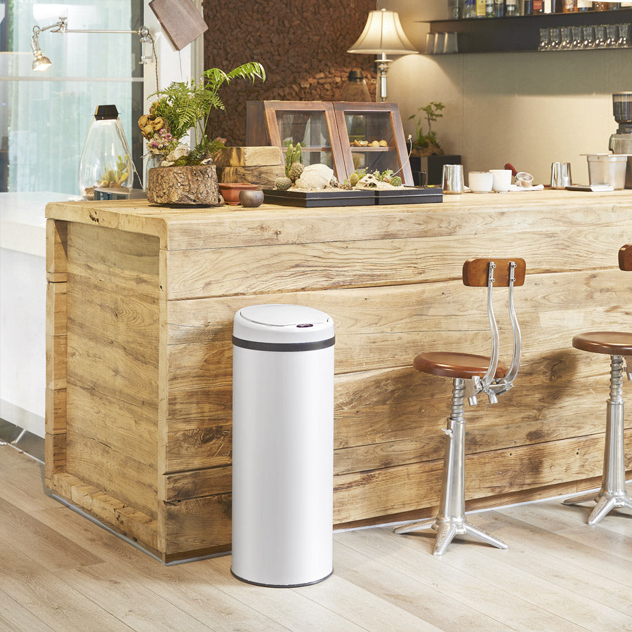 Sensor Dustbin White 56L