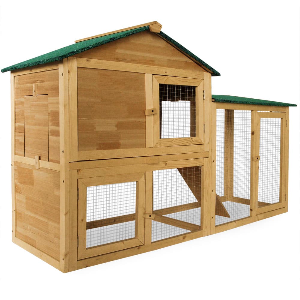 Rabbit Hutch 204x45x84cm 2 etager