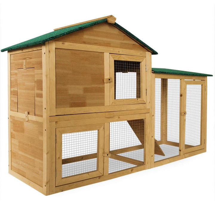 Rabbit Hutch 204x45x84cm 2 etager