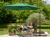 Cantilever Parasol Green 3,3 m Crank & Tilt