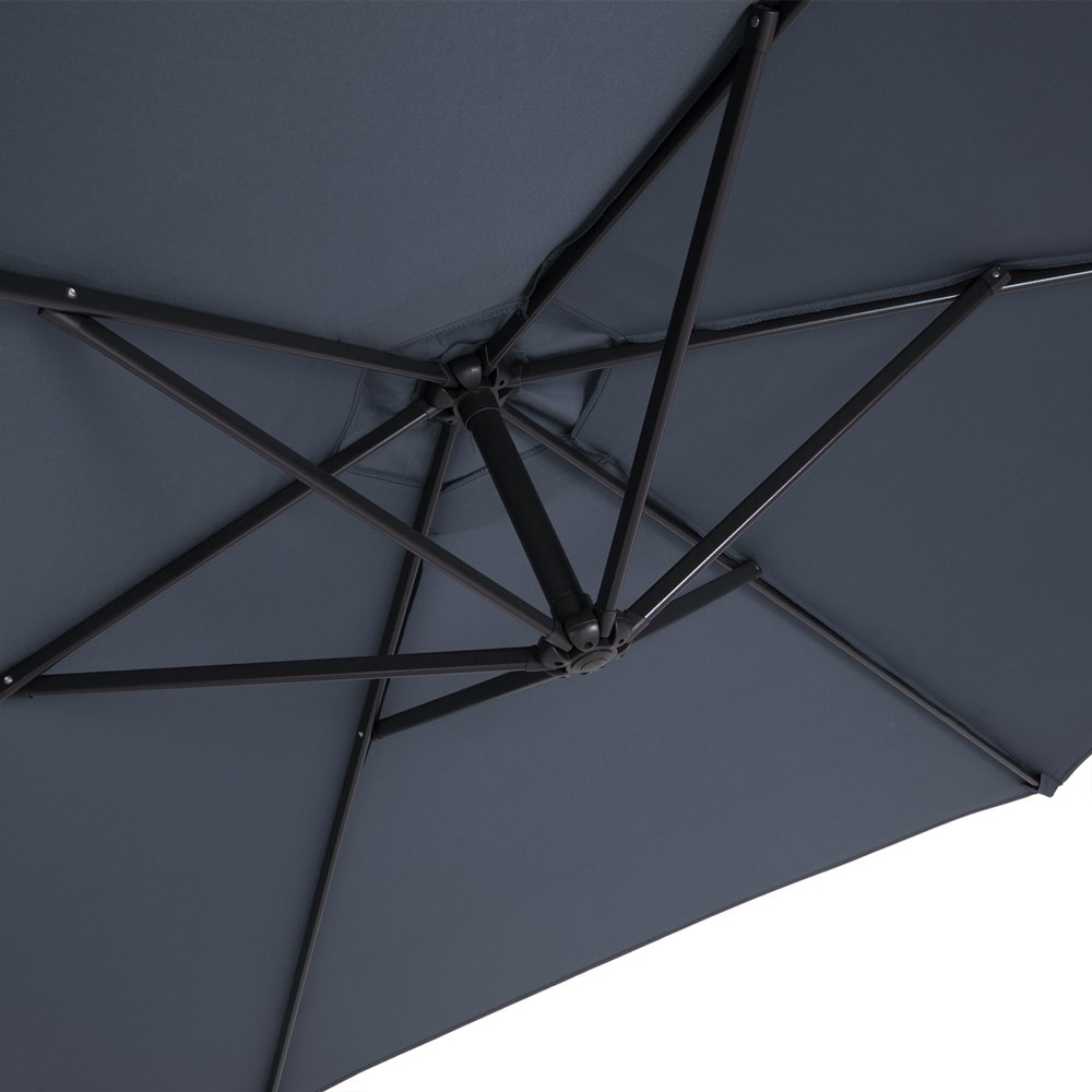 Cantilever Parasol Anthracite 3.3m Crank & Tilt