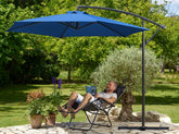 Cantilever Parasol Blue 3,3 m Crank & Tilt