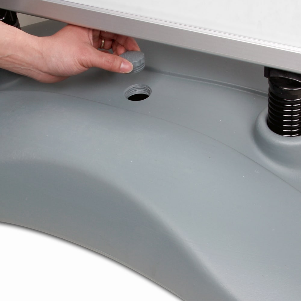 Fortovstegn aluminium med vandtank