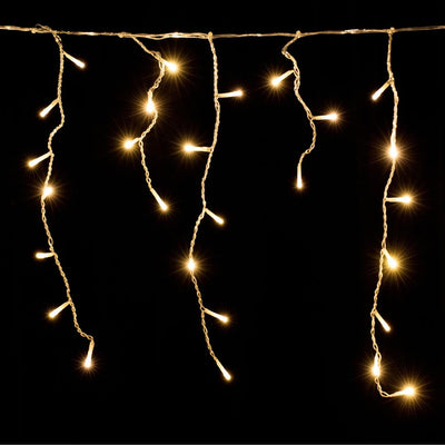 Icicle Lights Warm White 10m Outdoor