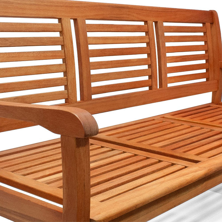 Garden Bench Bologna Eucalyptus Wood 153x90x60cm FSC®-certificeret