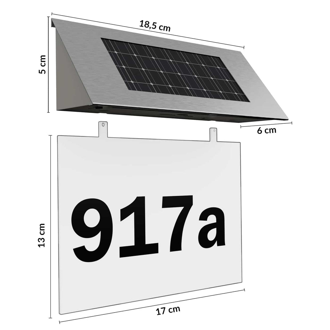 Solhusnummer gennemsigtig