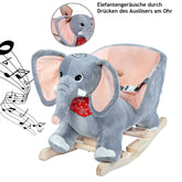 Gyngende elefantgrå med lydfunktion