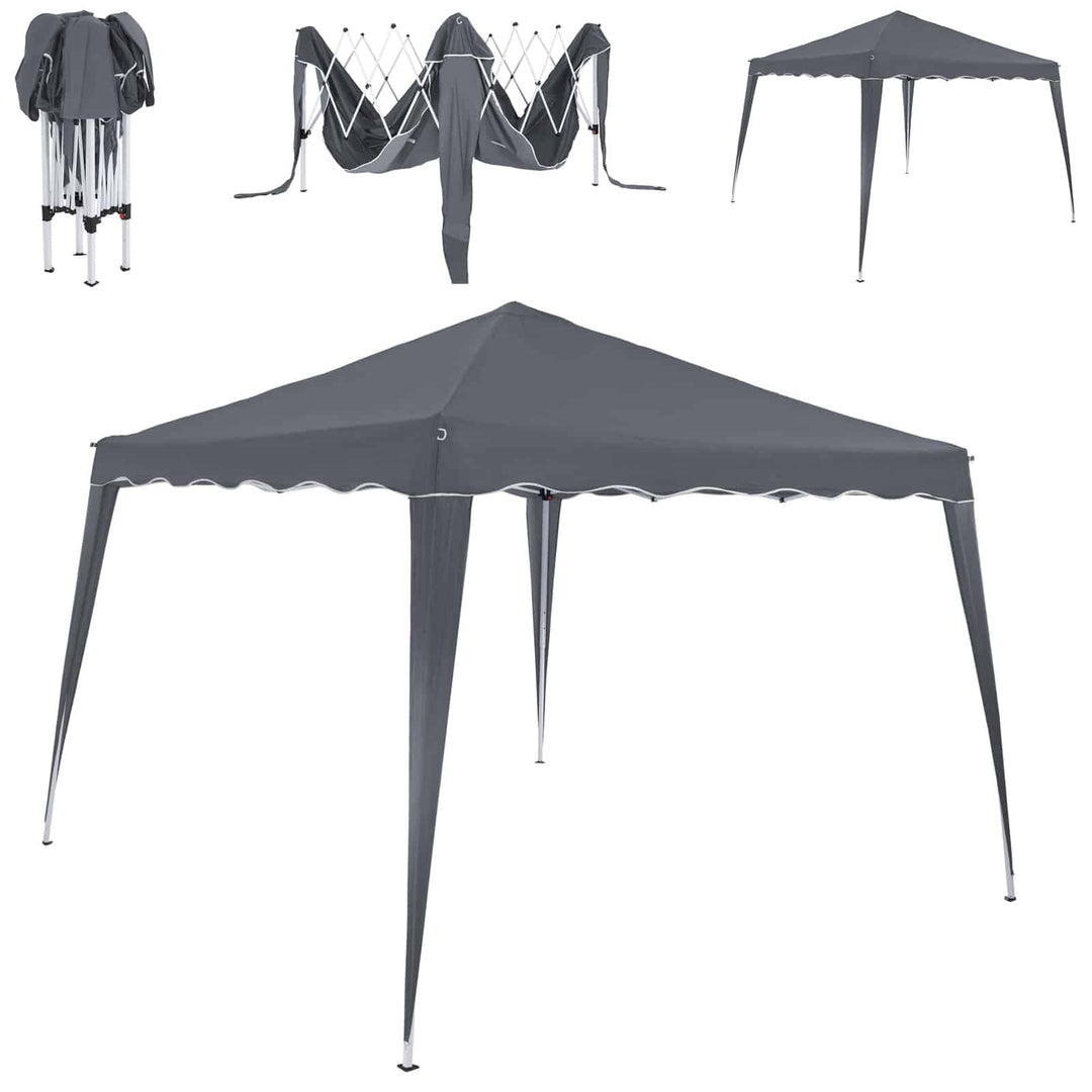 Pop Up Gazebo Capri Anthracite 3x3m