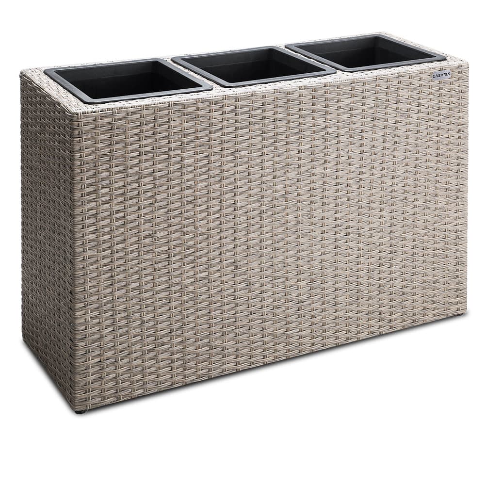 Rattan Planter Cream 83x30.5x60cm