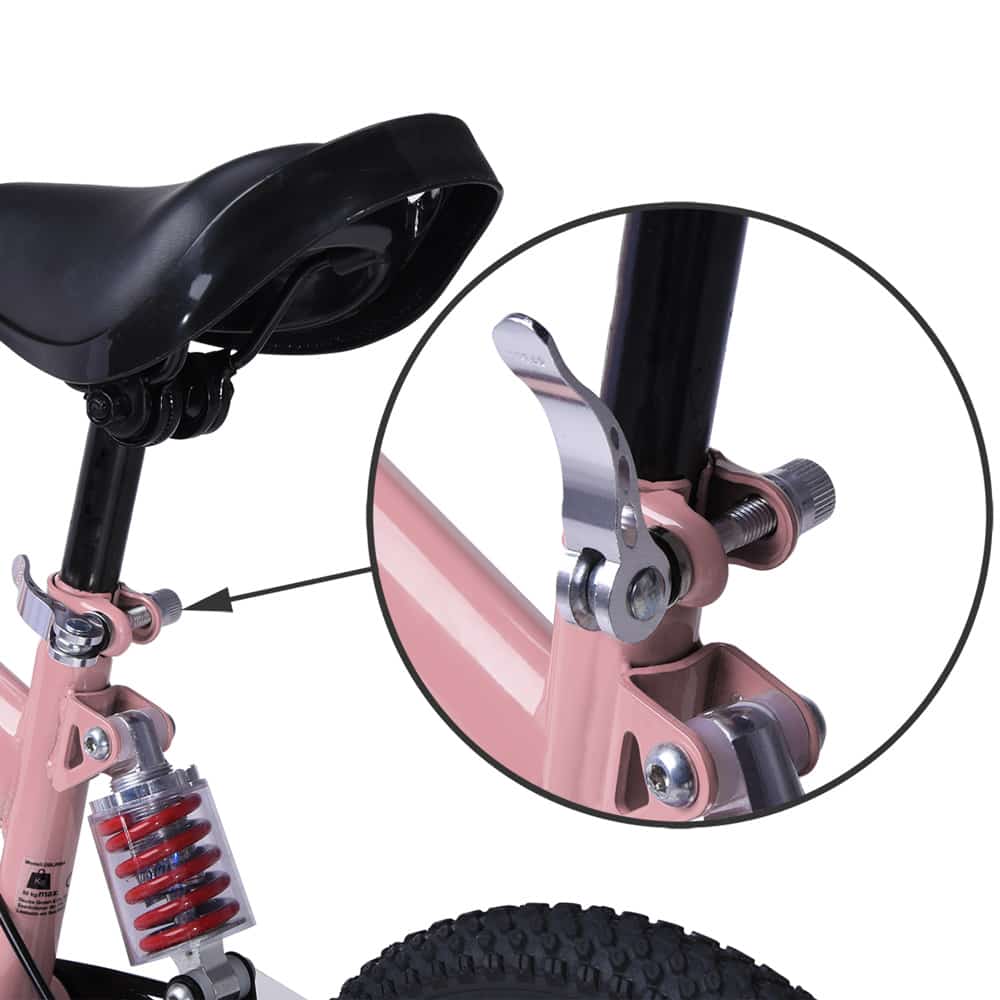 Balance Bike Rennmeister 12 Pink med sidestand