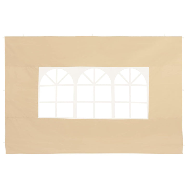 Gazebo sidepanel 2pcs sæt beige 3x2m