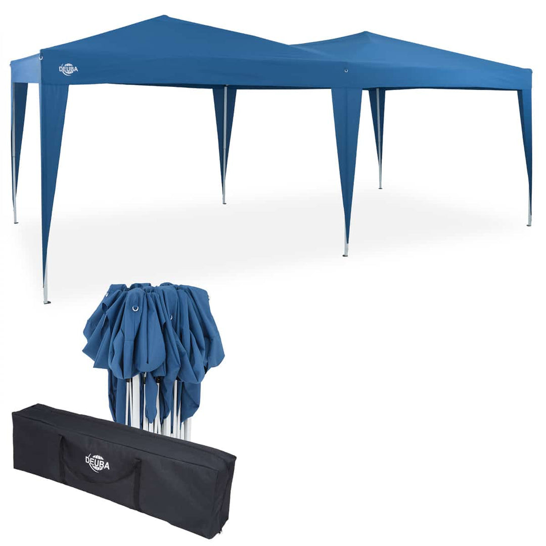 Pop Up Gazebo Blue 3x6m