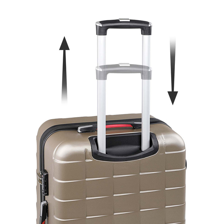 Hard Shell kuffert Exopack Champagne 80L