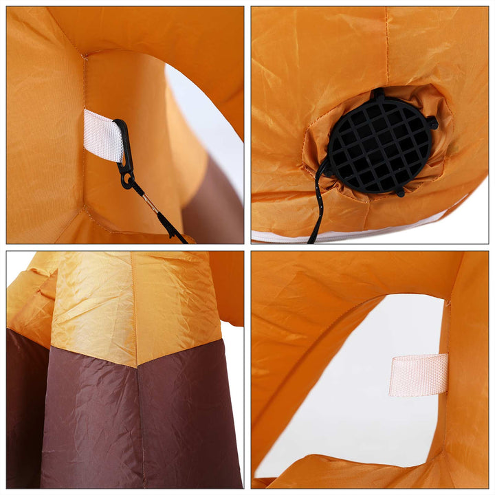 Oppustelig rensdyr 6ft med LED -lys