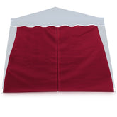 Gazebo sidepanel 2´2pcs Sæt rød 3x3m