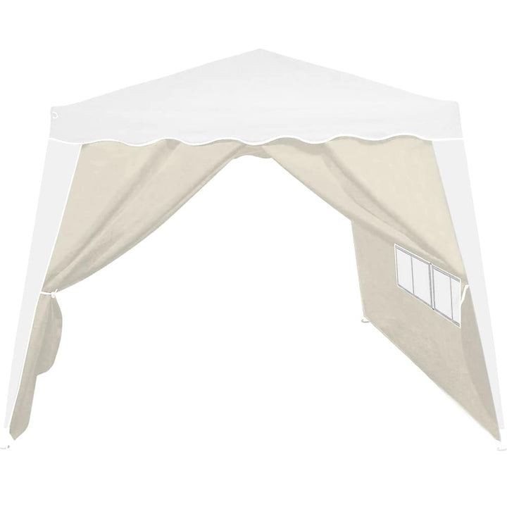 Seitenwand Faltpavillon capri 2er-set beige 3x3m