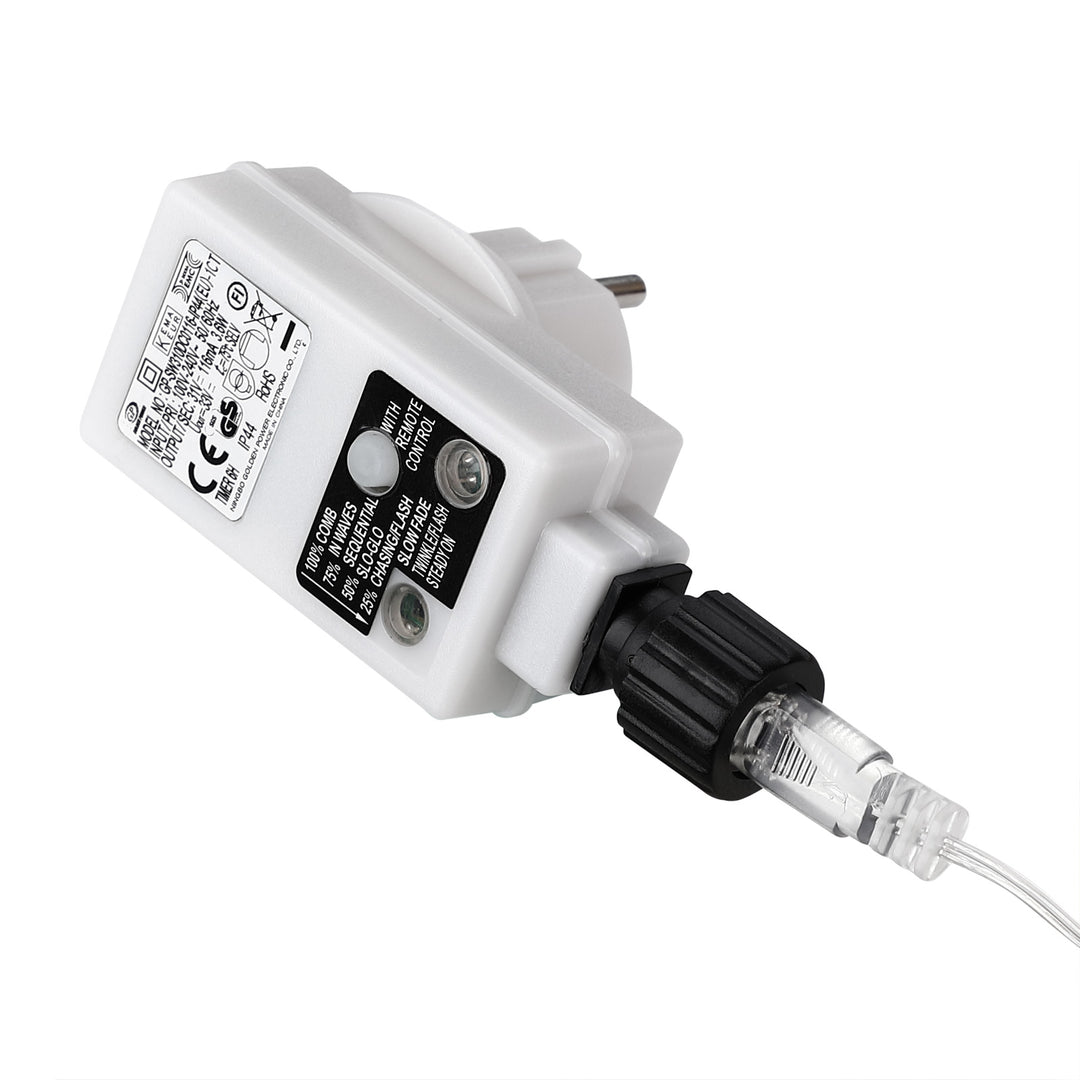 Julelys Icicle 40 LEDS 10,4 m blå