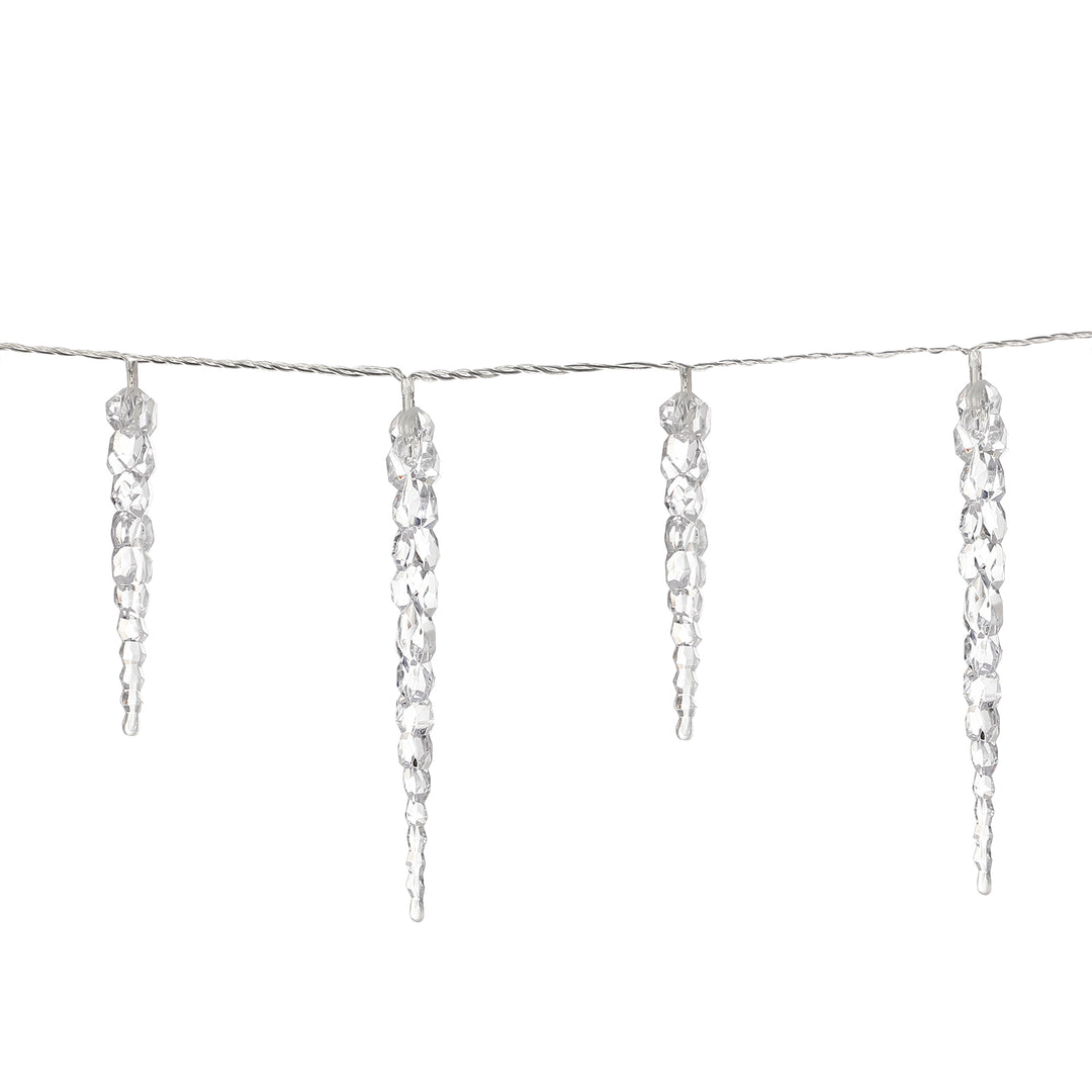 Julelys Icicle 40 LEDS 10,4 m blå