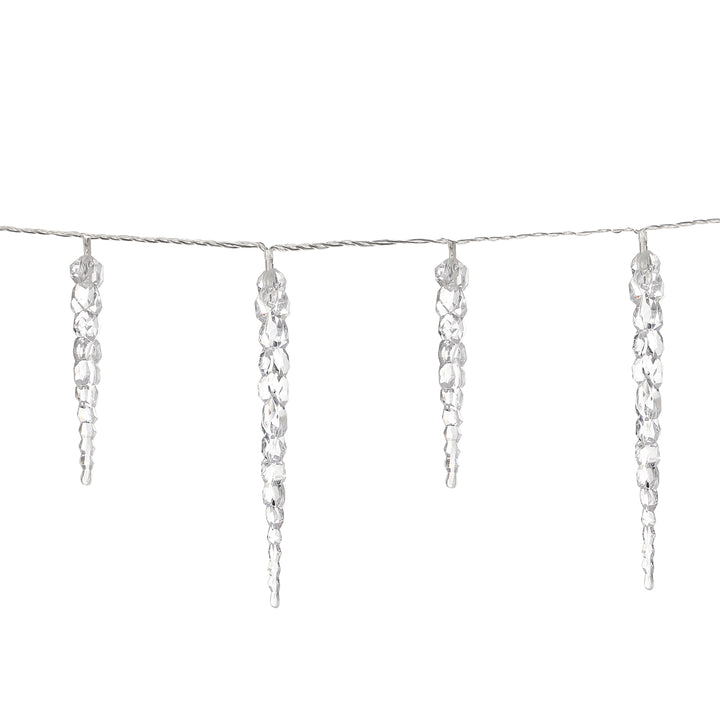 Julelys Icicle 40 LEDS 10,4 m blå