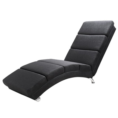 Chaise Lounge London Anthracite stof