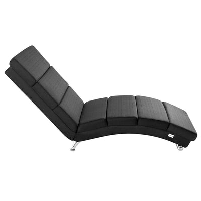 Chaise Lounge London Anthracite stof