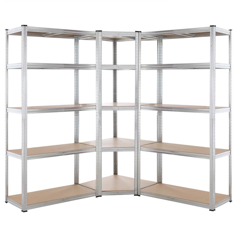 Heavy Duty Corner Shelf 180x70x40cm galvaniseret 875 kg