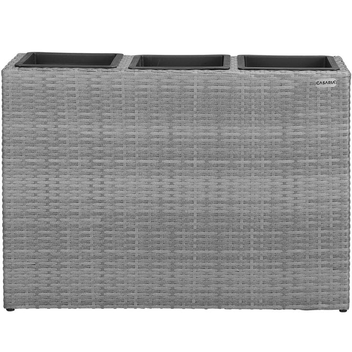 Rattan Planter Gray 83x30.5x60cm