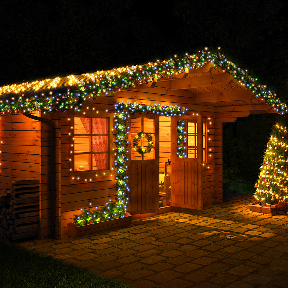 Lichterkette Weihnachten Warmweiß 40m Fernbedienung