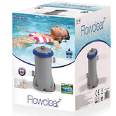 FlowClear ™ Filterpumpe Bestway Flowclear Pompa di Filtraggio Piscina + Filterkartusche