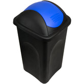 Dustbin sort/blå plast 60L