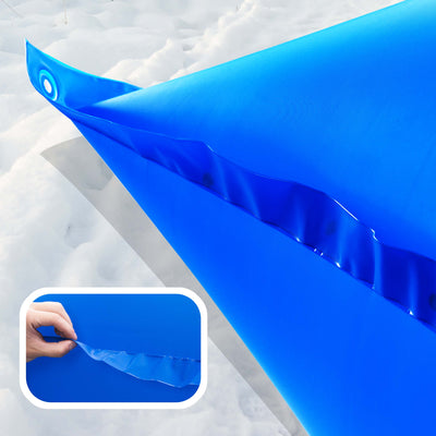 Poolpude 6 PCS Sæt blå 120x120cm -20 ° C