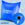 Poolpudeblå 120x120cm -20 ° C