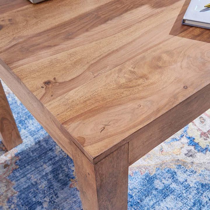 Håndlavet spisebord i smukt akacietræ, 120x60x76cm