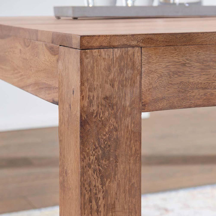 Håndlavet spisebord i smukt akacietræ, 120x60x76cm