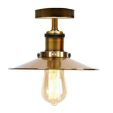 Moderne vintage industriel flush-mount metal loftslampe vedhængsskærm
