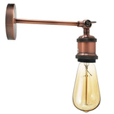 Industrielle Kupfer Retro verstellbare Wandleuchten Vintage Style Wandleuchte Lampe Fitting Kit